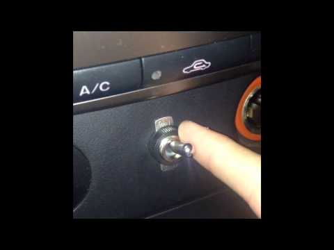 how to fit footwell lights