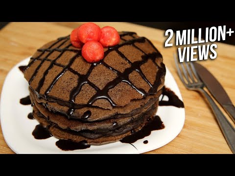 Chocolate Pancake | Eggless Pancake Recipe | Ruchi’s Kitchen