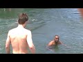 ba�o en el rio yuna, cotui