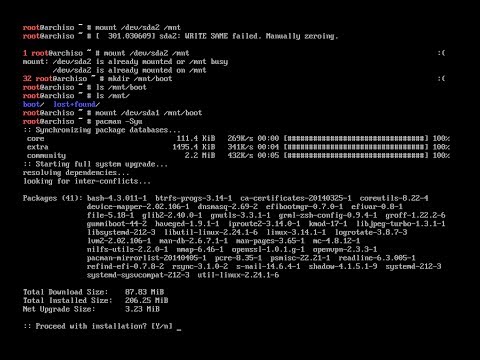 how to arch linux install