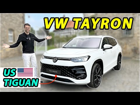This is the new 7-seater Tiguan! ???? First-ever VW Tayron Premiere REVIEW