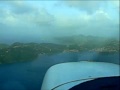 Landing St-Barth runway 10 (CCR Cessna Cockpit Recording)