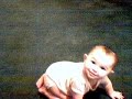 My girl can crawl.