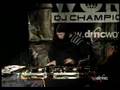 DJ Swamp on the CD decks