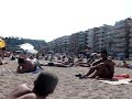 Pierre-Alain a la playa de Lloret I