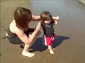 Baby bear at the beach.