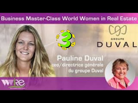 Troisième partie DE LA BUSINESS MASTER CLASS DE PAULINE DUVAL CEO DU GROUPE DUVAL