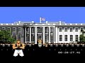 unlike the english nes version, the japanese version lacks the credits. here is the translation of the president's words in english: thank you. that was a close call, but i'm safe because of you. i hope you'll continue using your strength to serve our country!! special thanks to eien ni hen of romhacking.net