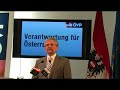 Molterer Neuwahlankündigung Molterer Neuwahlankündigung