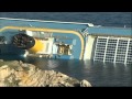 video kapal mewah costa concordia terbalik ala ala titanic