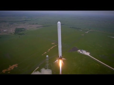 rocket - SpaceX's Falcon 9 Reusable (F9R) rocket launched in McGregor, Texas. It reached about 820 feet high.