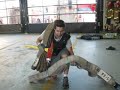 Marc-André Lacroix se prépare pour le parcour pompier du Test physique des pompiers de Montréal dans la caserne de Sainte-Thérèse ...8 Épreuves au Total très similaire au test parcontre l'épreuve de la gaffe pousser, le tuyaux tirer, le dressage d'échelle à été modifier pour s'adapter à nos installation ... (Ont rajoute 10 lbs a la veste de poids, ont fait les marches avec des 2pouce et demie 2x au lieu de 1pouce 3/4, ont donne 20 coups de masse, ont tire 60 lbs au bout du 1 3/4, brefff sa donne un idée ...)1-simulation bgh avec 2Xboyeau 1''1/22-entré forcé avec masse (entre les jambes poids de 50lbs a déplacer)3-lever et dresser echelle portative de 24pieds 2X4-transport d'equipement (2X boyeau de 3'' + une hache)5-simulation gaffe (pousser60lbs, tirer 80lbs) le tout 4 fois (4 sets de 4 et 3 )6- rouler tuyeau 4'' de 50pieds et le placer sur une plateforme de 5 pieds de hauteur ensuite prendre la longueur de 1''3/4 et courir 150pieds et (a un genou) tirer 50pieds7-tunnel dans le noir avec obstacles et pieges (tunnel en U )8-une fois sortie du tunnel = tirer mannequin de 165lbs sur un distance de 70pieds...stop le chrono ... 10min Max