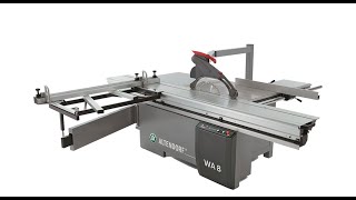 Altendorf WA8 — мощный и надежный форматно-раскроечный станок, который прост и удобен в управлении