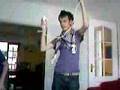 Aaron Playing On The WII