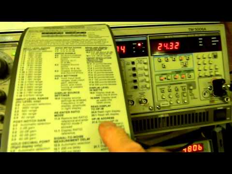 8903 - I have much to learn on the use of the 488 to USB interface but thought I would put up a quick video of the most common functions of this nice instrument and...
