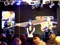 nada surf playing a little studio concert at the local radio station 