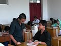 Dr  Sandip doing Inspection