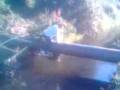 Jam falls in black pipe.3gp