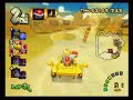 mario kart: double dash!!: 2 player mushroom cup 150cc