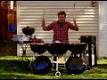 drummer rocks the kettles brandishing brushsticks and barbeque sauce.
 
featuring david suycott from the indie rock band stabbing westward, who wrote and performed the drum solo.