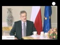Komorowski seeks greater EU involvement for Poland