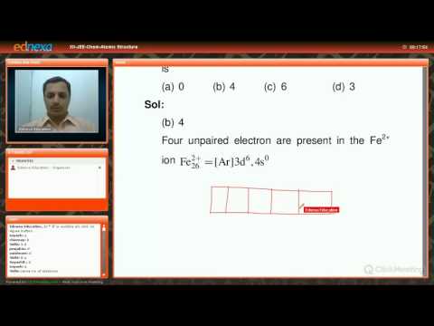 how to determine unpaired electrons