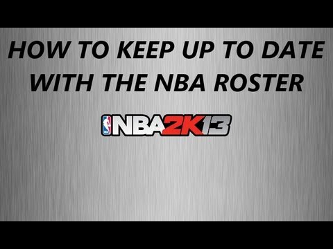 how to nba 2k13 roster update ps3