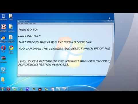 how to take a screenshot on windows 7