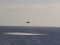 Plane breaks sound barrier (sonic boom) wicked