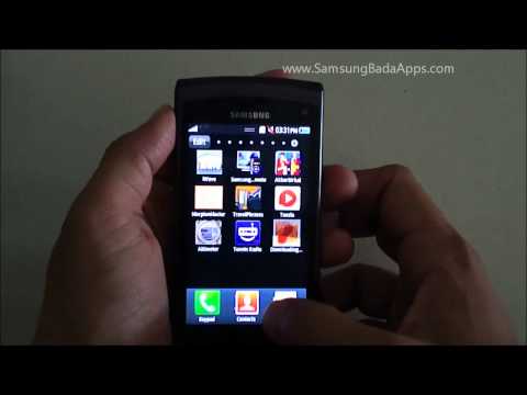 how to open front camera in samsung wave y