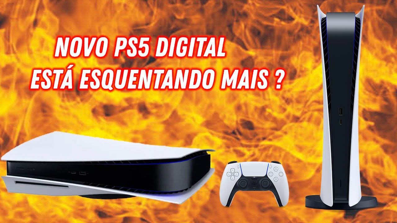 NOVO PS5 DIGITAL ESQUENTANDO MAIS, SONY FAZ ALTERAÇÕES EM PARTES IMPORTANTES - CONFIRA O QUE MUDOU