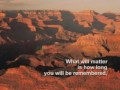 an inspirational slideshow displaying text from the poem 