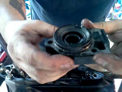 how to install a water pump in a 98 mercury 35hp outboard