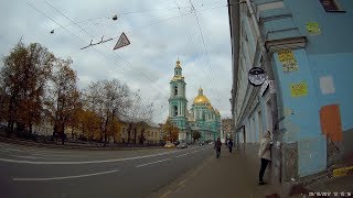Прогулка по Москве от станции метро Добрынинская до станции Электрозаводская