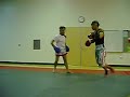 khmer kickboxing vs chinese boxer sparing from osu