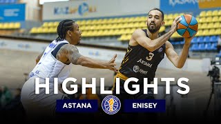 Highlights of the match — VTB United league: «Astana» vs «Enisey»