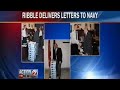Rep. Ribble delivered more than 3700 letters written by constituents asking Navy Secretary Ray Mabus to name the next littoral combat ship the USS Marinette