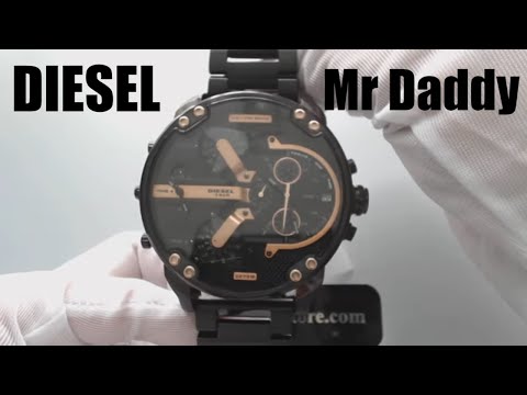Diesel DZ7312 Mr Daddy 2.0 Oversized Chronograph 4 Time Zone Watch