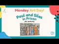 Paul And Silas In Prison Craft Preschool