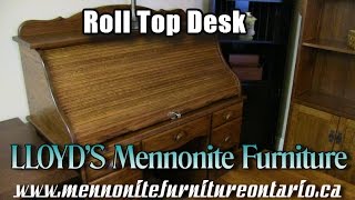 Mennonite Rolltop Desk