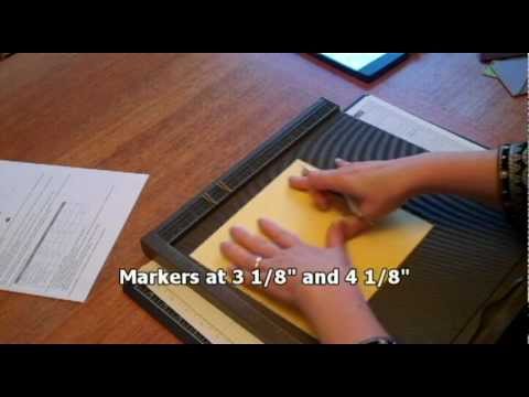 Stampin' Up! Simply Scored Diagonal Plate