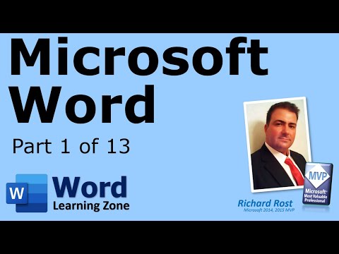 Microsoft Word 2007 Tutorial - part 01 of 13 - Word Interface 1