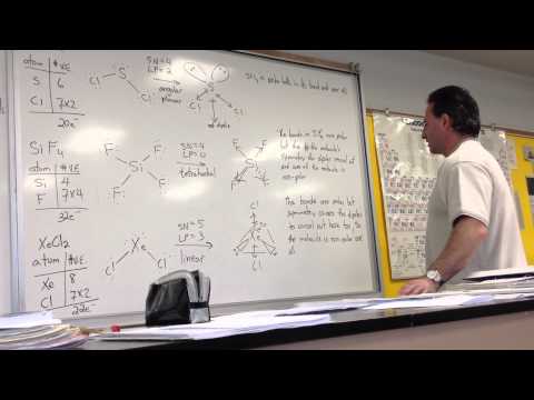 how to draw vsepr shapes