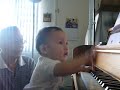elisha plays the piano