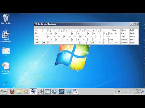 how to virtual keyboard windows 7