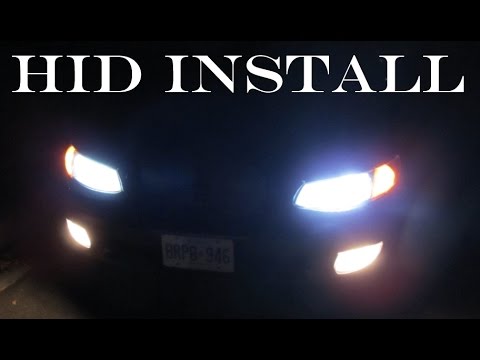 HID Headlight Install: Toyota Solara