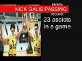 Nikos Galis amazing passing