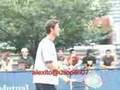 Marat practicing w/ Baghdatis