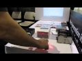 CTX compact computer with projected keyboard, display