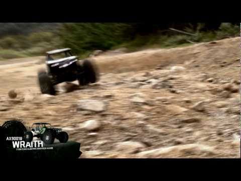 axialvideos - This is the Axial Wraith™ 1/10 Scale Electric 4WD Rock Racer, part #AX90018. The Wraith features a 2.4GHz radio system, AR60 OCP-Axles™ (Off Center Pumpkin d...
